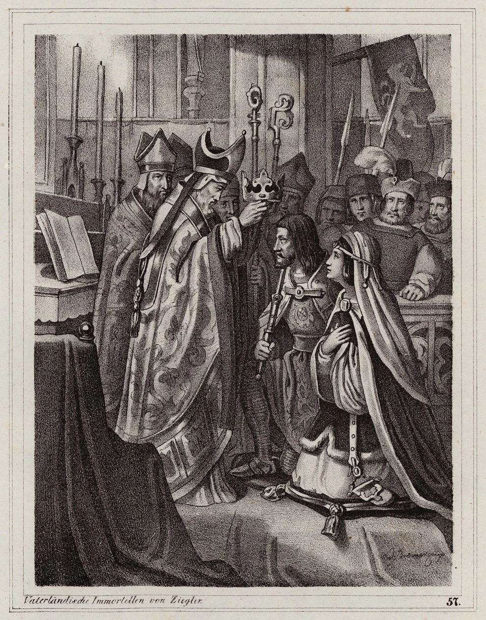 Peter Johann Nepomuk Geiger - Matrimonio di Ottocaro II di Boemia e Cunegonda di Slavonia